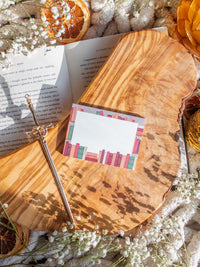 3"x4" Sticky Notes | Cozy Autumn Bookshelf