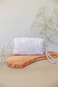 Bookish Cosmetic / Pencil Pouch Zip Bag | Book Pages