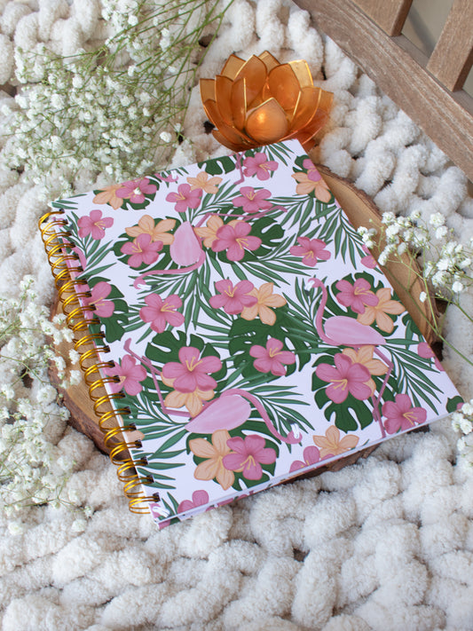 Flamingo Hardcover Notebook