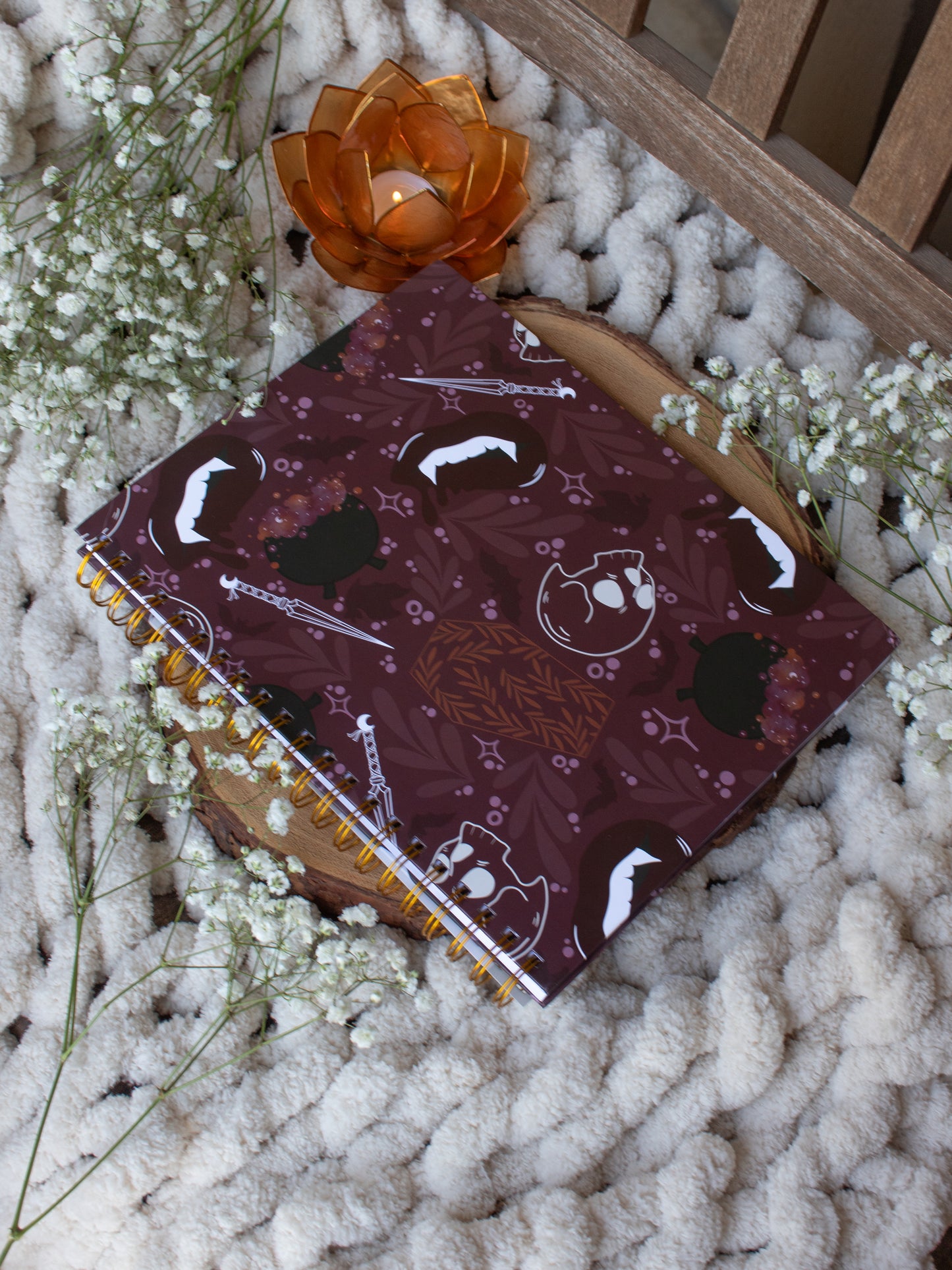 Maroon Magic Hardcover Notebook