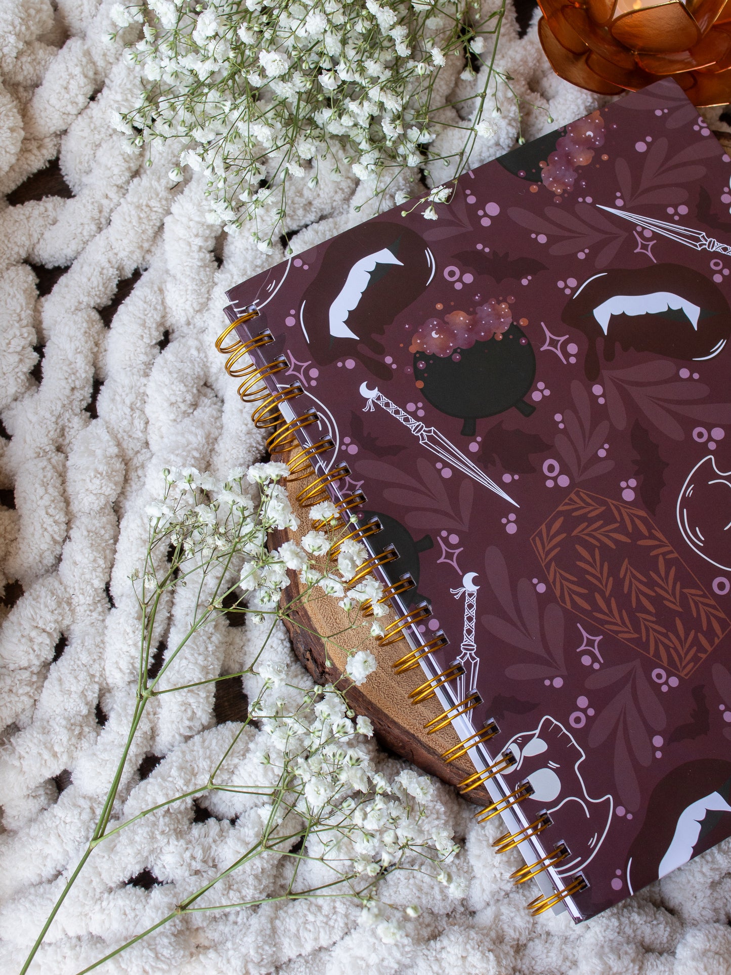 Maroon Magic Hardcover Notebook