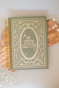 Art Nouveau Gold Foil Reusable Sticker Collecting Book