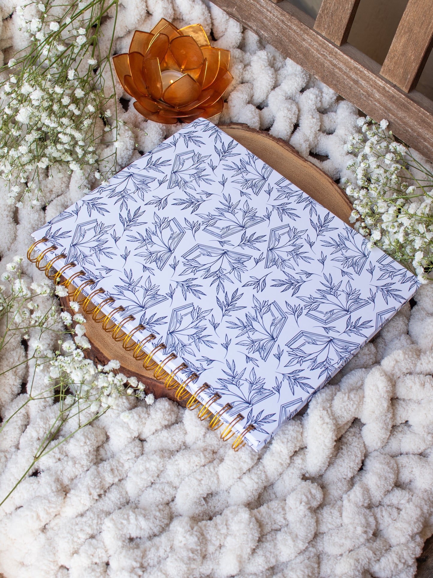 Porcelain Books Hardcover Notebook