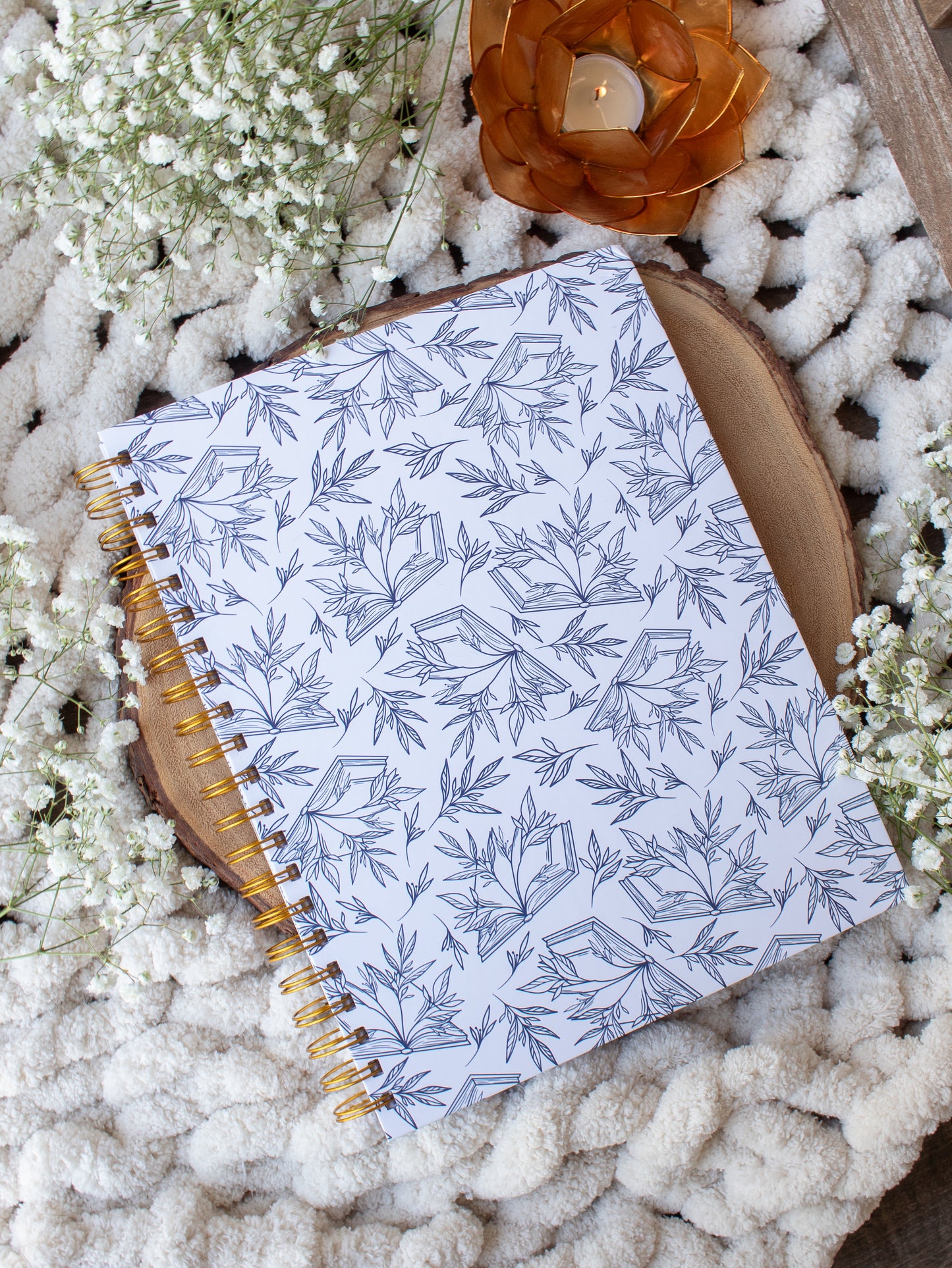 Porcelain Books Hardcover Notebook