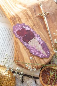 Heart Cone Valentines Day Die-Cut Bookmark