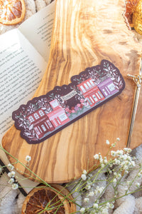 Lover's Lane Valentines Village Die-Cut Bookmark