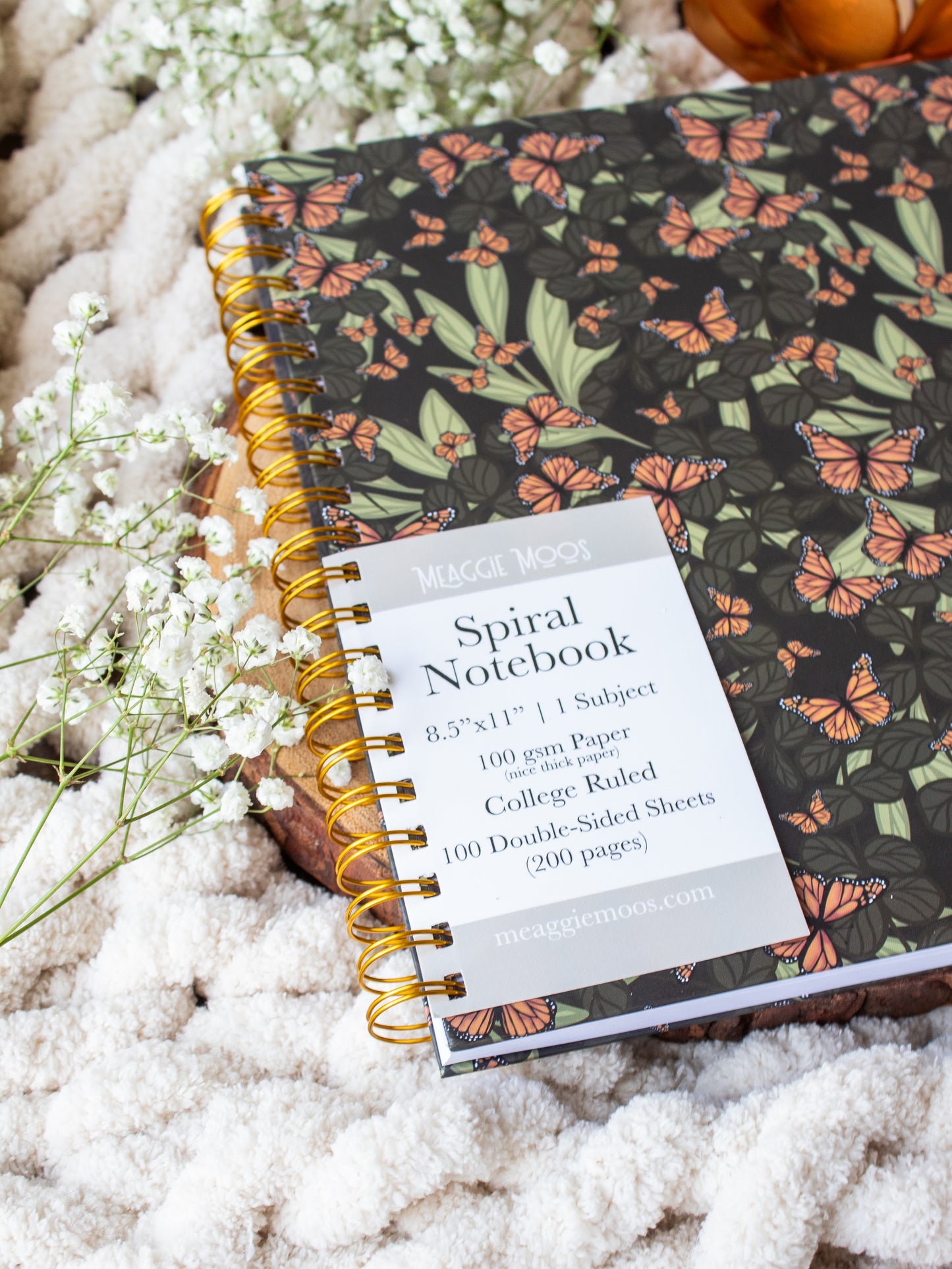 Butterfly Garden Hardcover Notebook