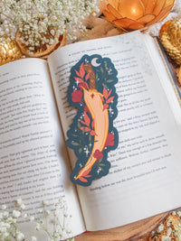 Curved Gold Dagger Bookmark