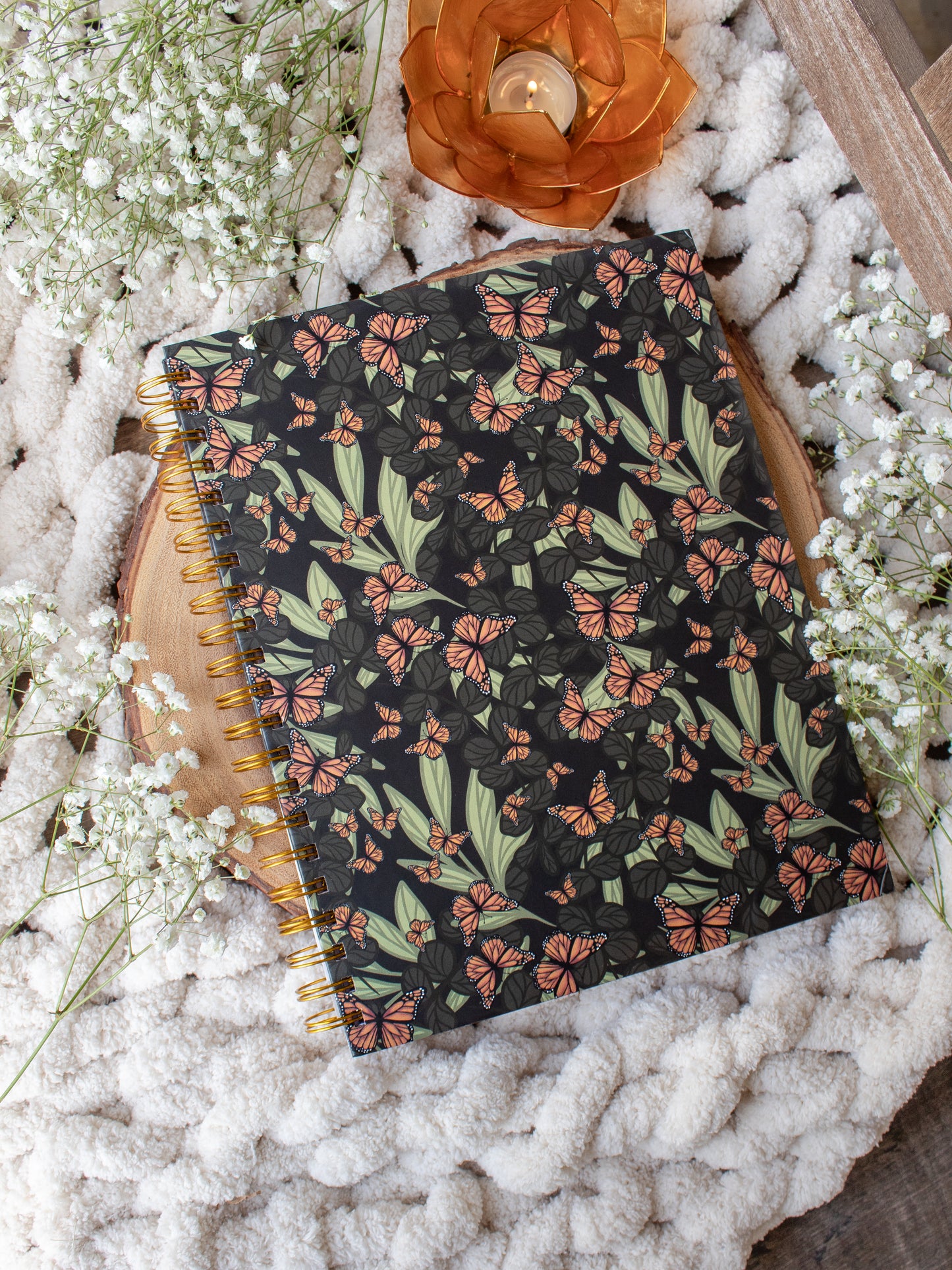 Butterfly Garden Hardcover Notebook