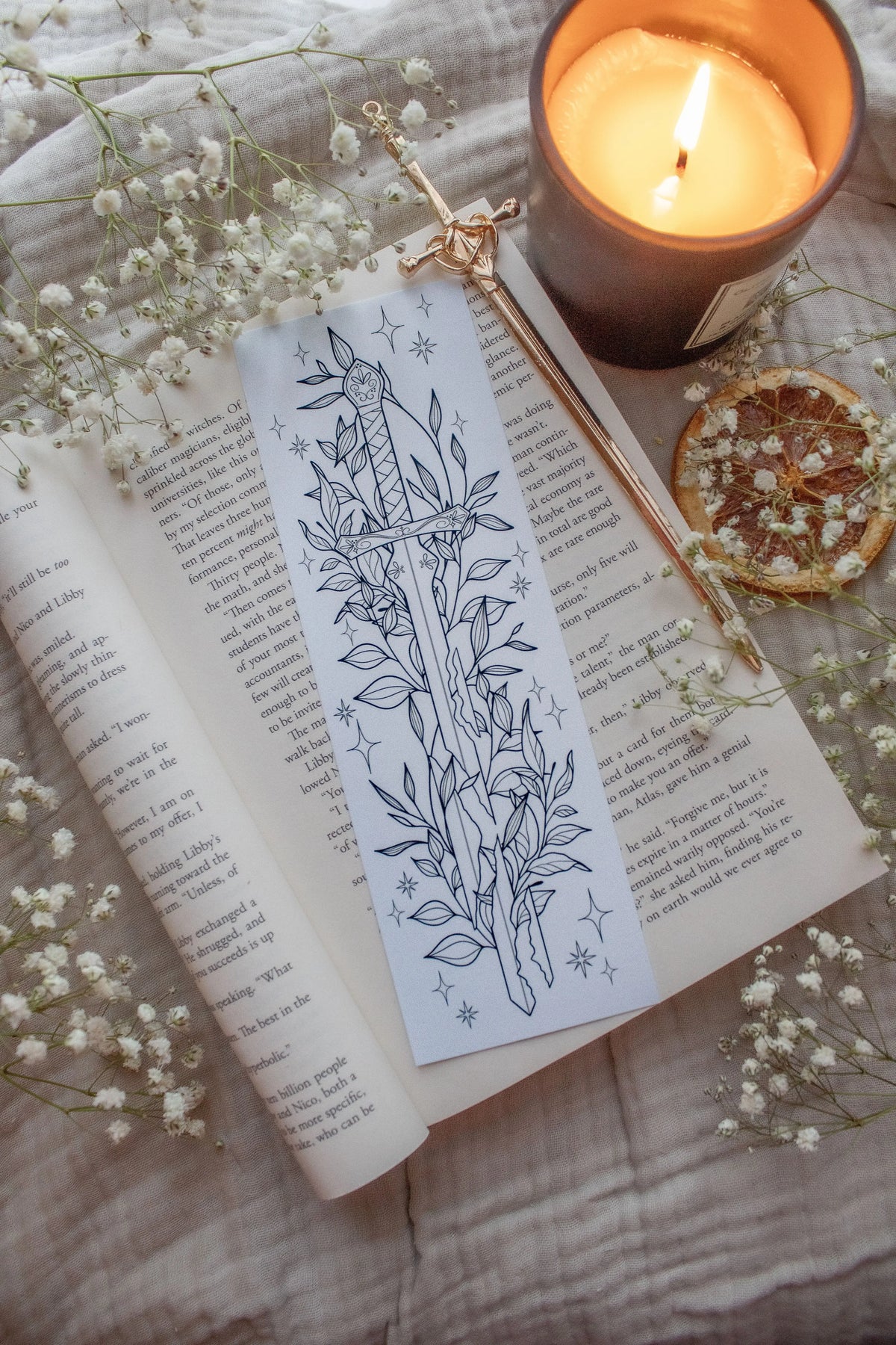 Fantasy Coloring Bookmarks Pack of 6