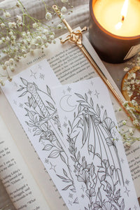 Fantasy Coloring Bookmarks Pack of 6