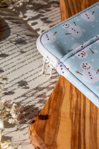 Neoprene E-Reader Sleeve | Snowmen