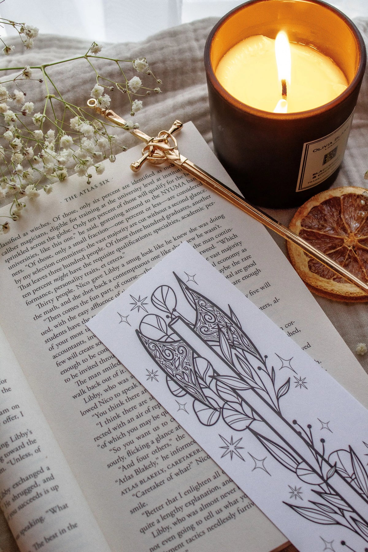 Fantasy Coloring Bookmarks Pack of 6