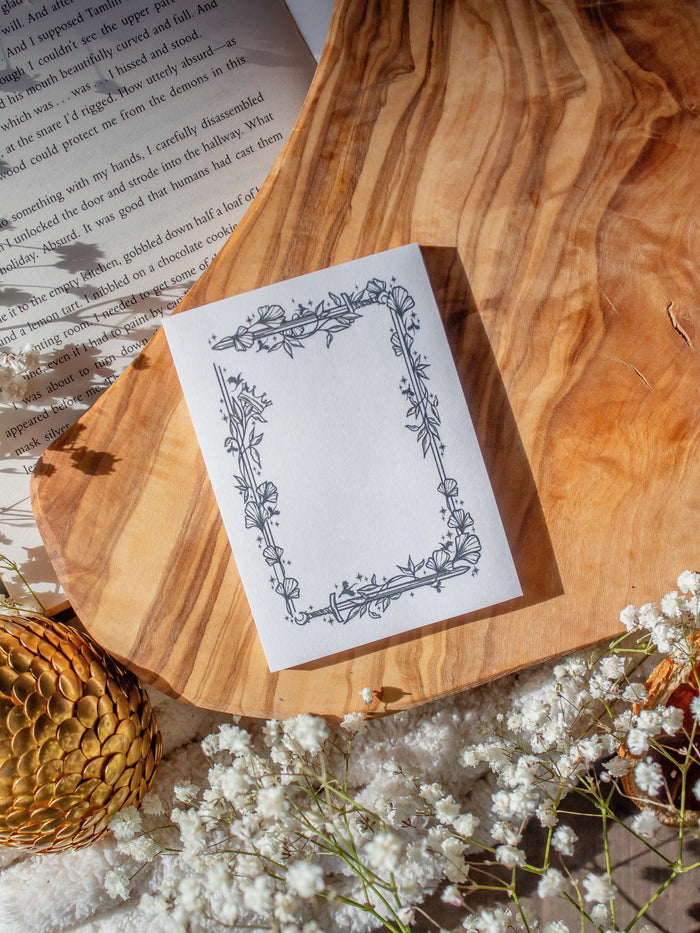 3"x4" Sticky Notes | Ivory Swords