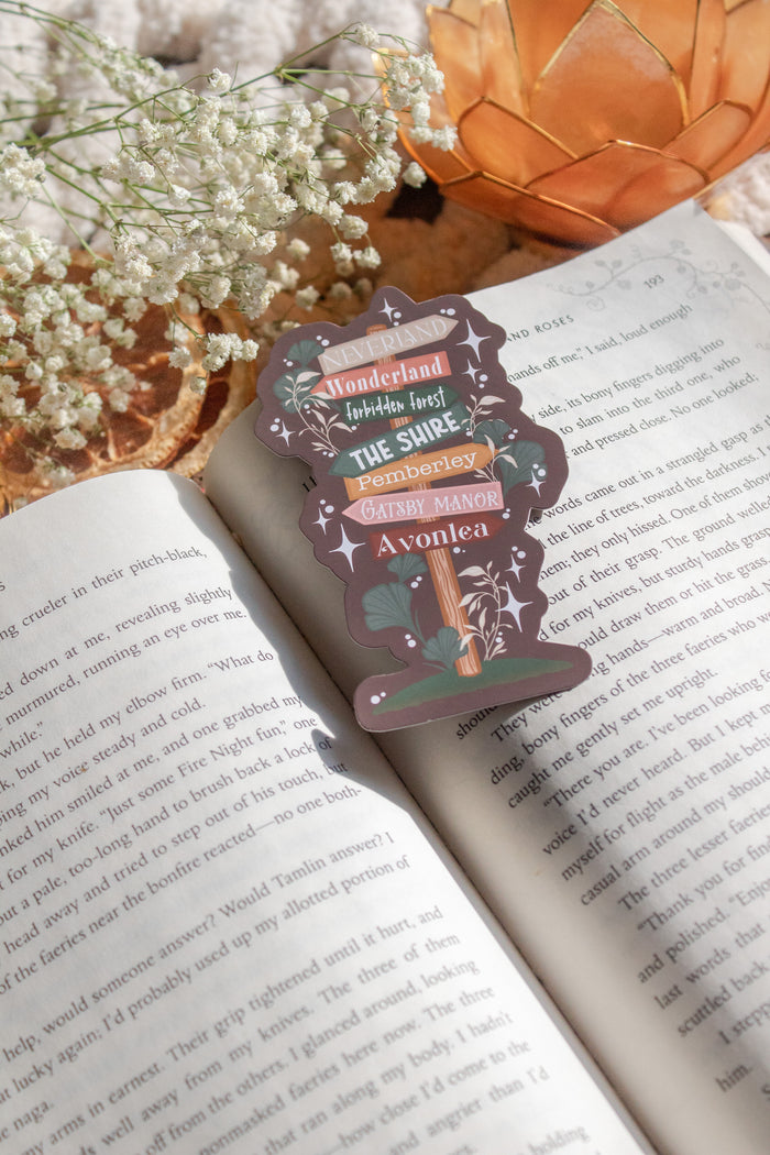 Literary Location Mini Bookmark