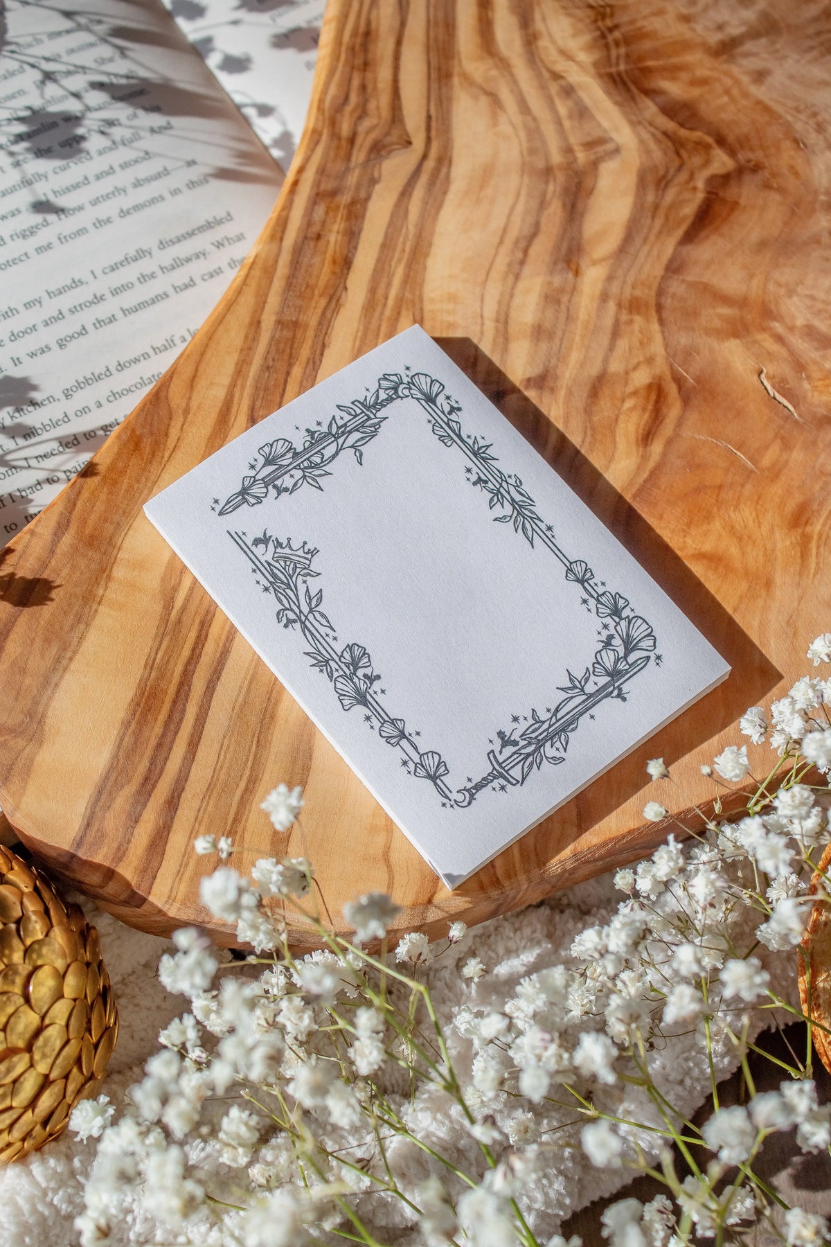3"x4" Sticky Notes | Ivory Swords