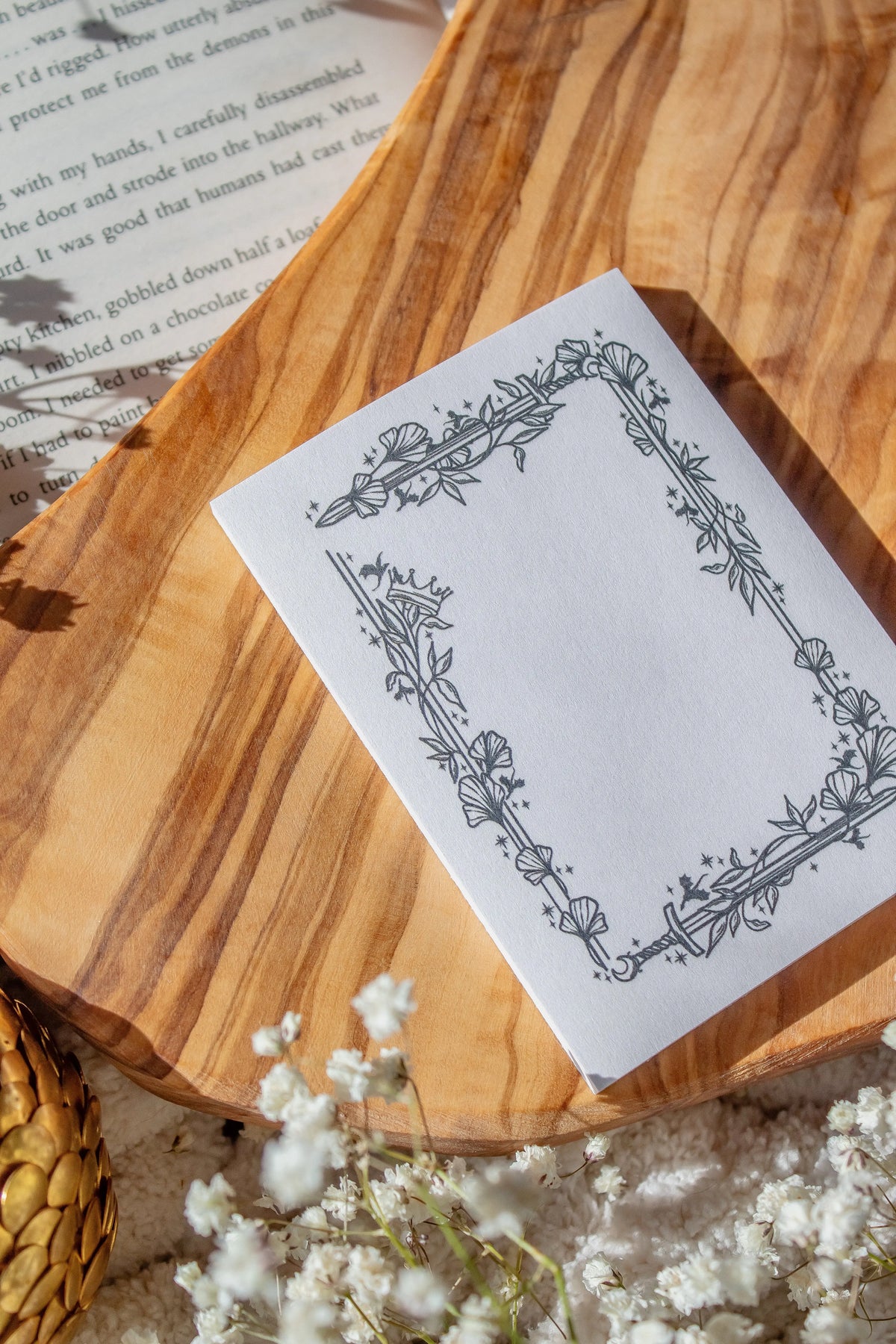 3"x4" Sticky Notes | Ivory Swords