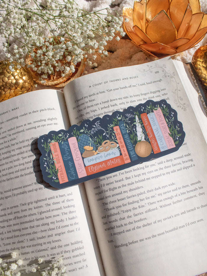 Zodiac Academy Bookshelf Die-Cut Bookmark