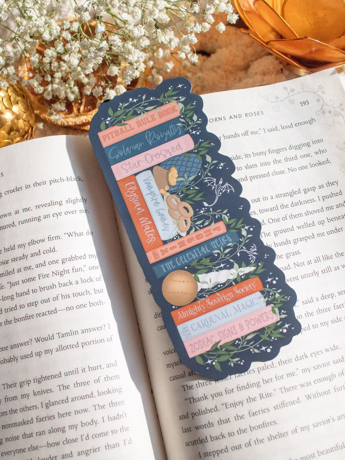 Zodiac Academy Bookshelf Die-Cut Bookmark