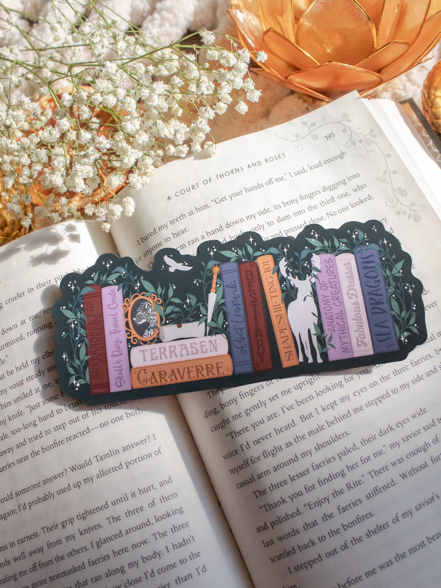 Lysandra's Bookshelf Bookmark | Throne of Glass