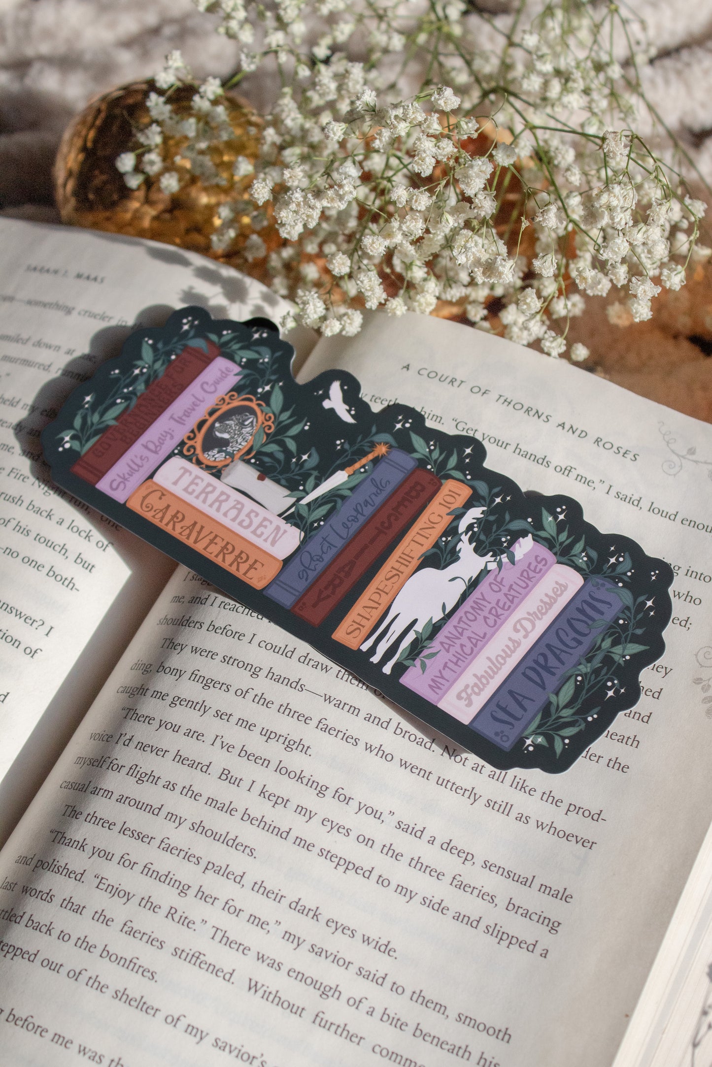 Lysandra's Bookshelf Bookmark | Throne of Glass