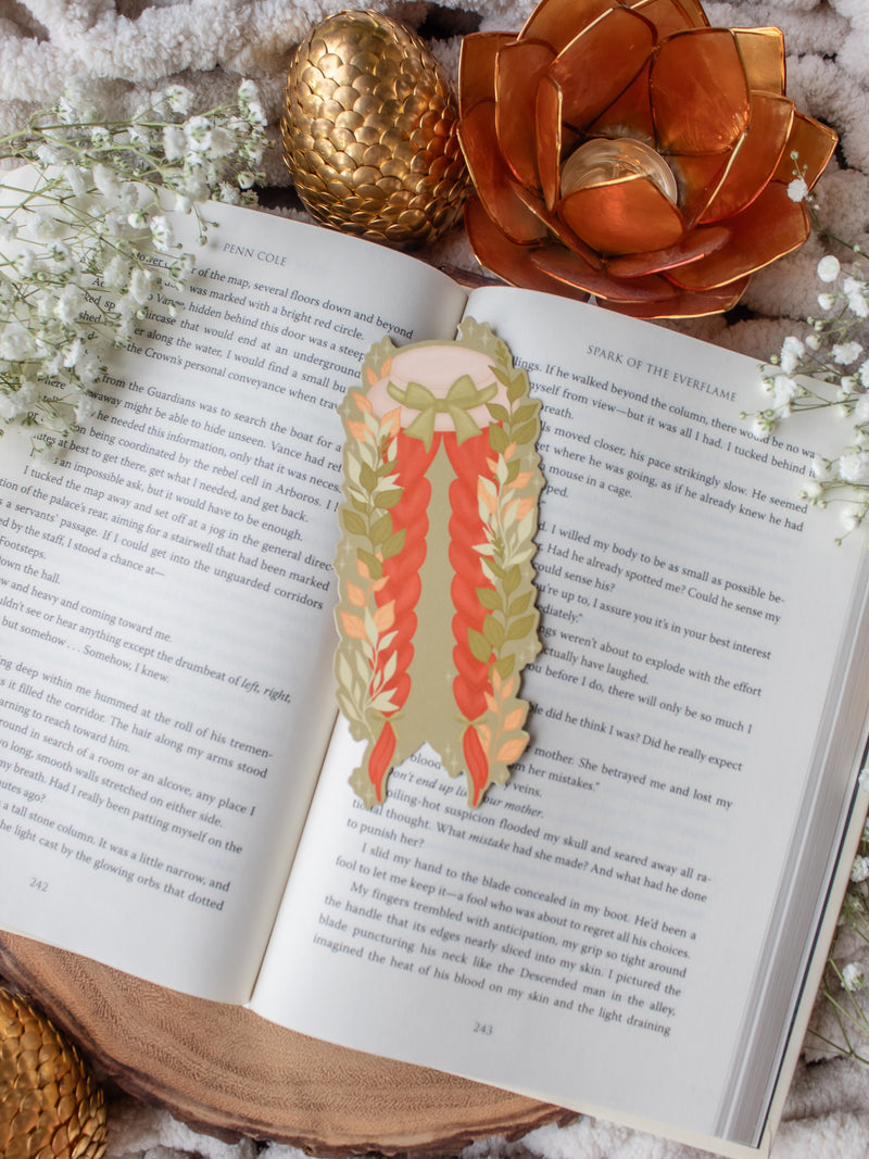 Anne of Green Gables Hat & Braids Die-Cut Bookmark
