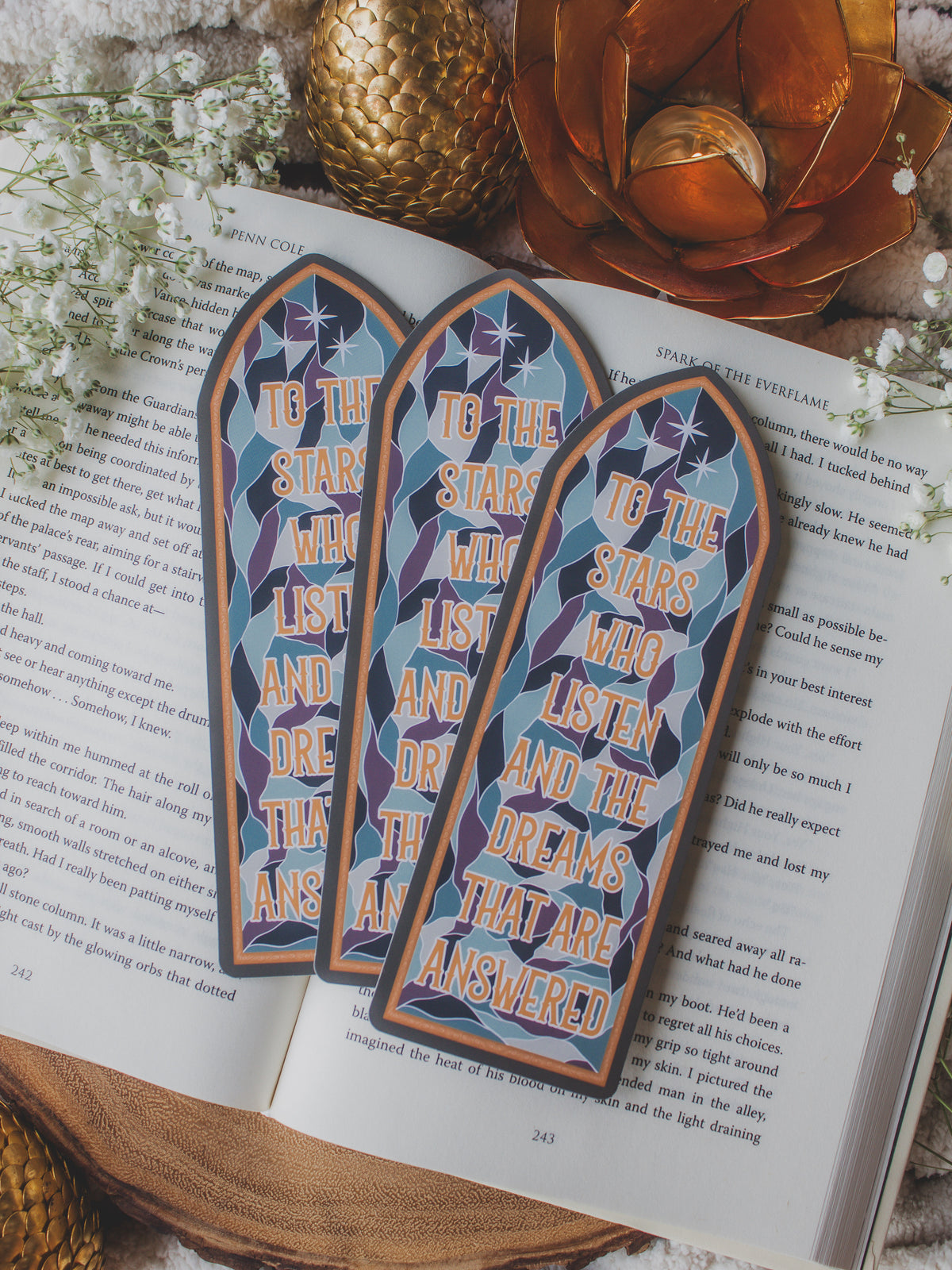 ACOTAR To The Stars Who Listen Window Die-Cut Bookmark