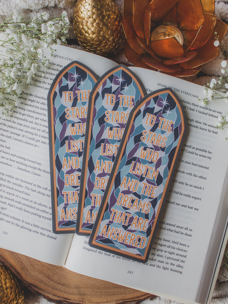ACOTAR To The Stars Who Listen Window Die-Cut Bookmark