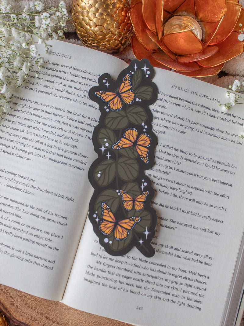 Butterfly Branch Die-Cut Bookmark