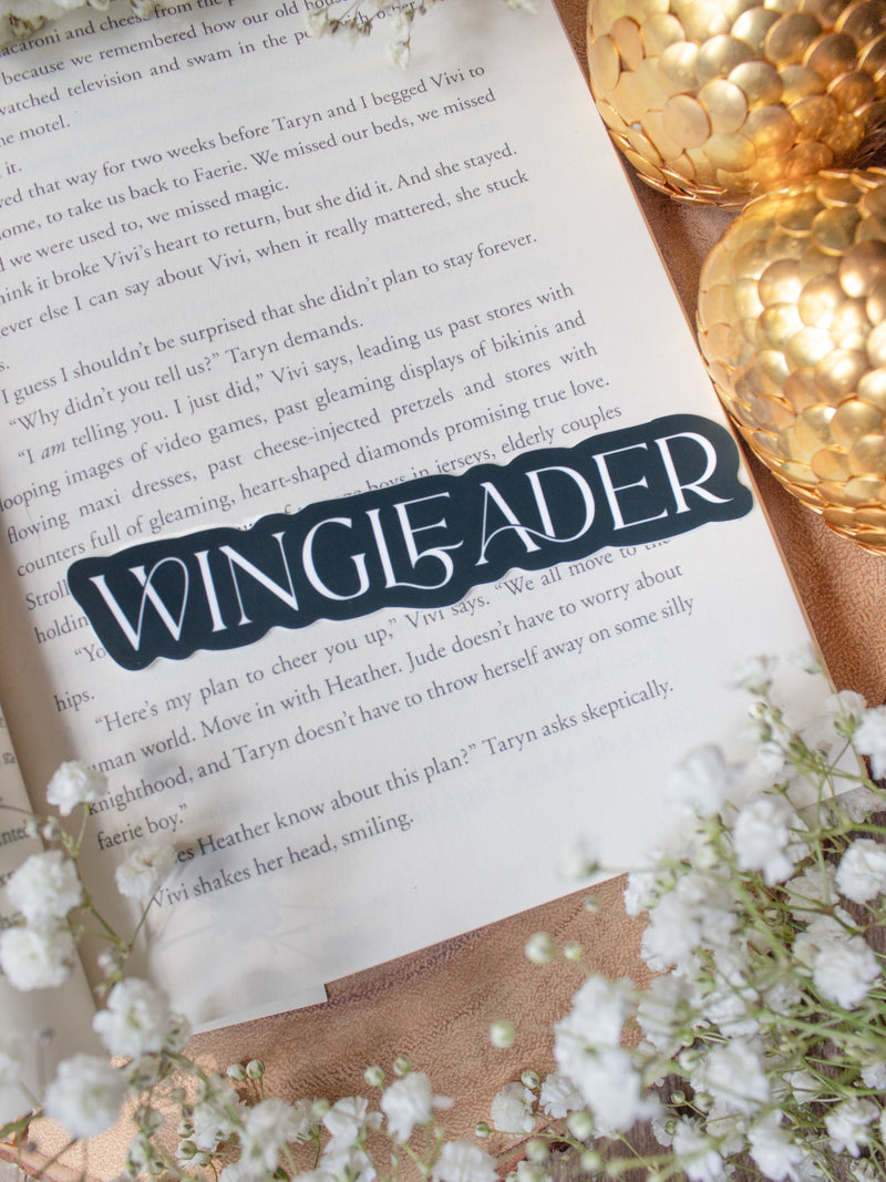 Wingleader Waterproof Sticker | 4.2”x1”