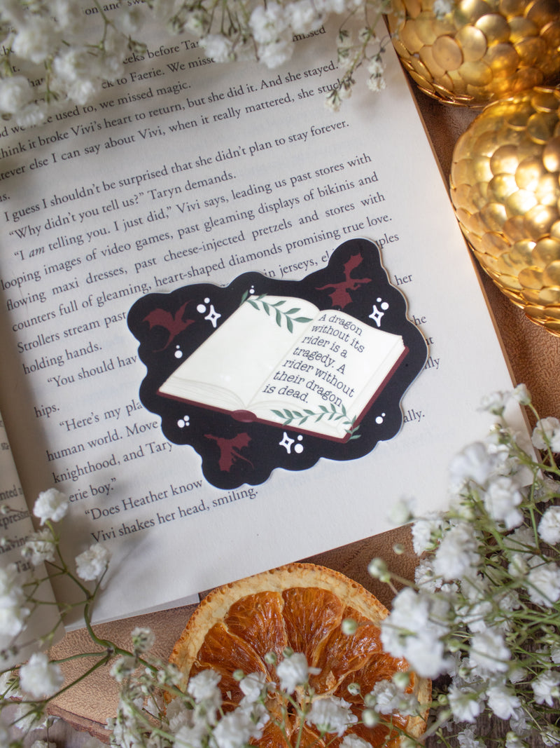 Fourth Wing | Riders Codex Book Sticker Waterproof Sticker