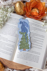 Evergreen Ice Dragon Die-Cut Bookmark