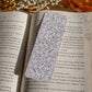 Gold Foil White Bookmark | Floral Dragons