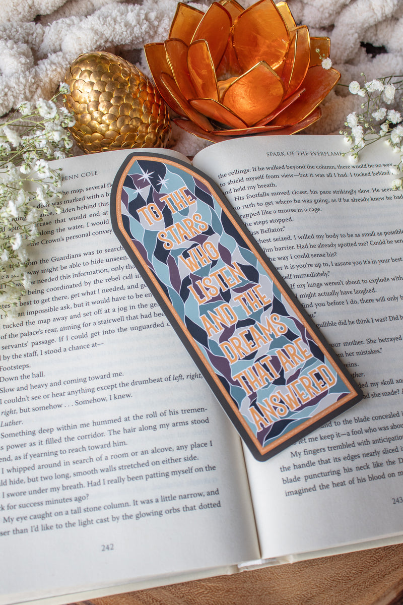 ACOTAR To The Stars Who Listen Window Die-Cut Bookmark