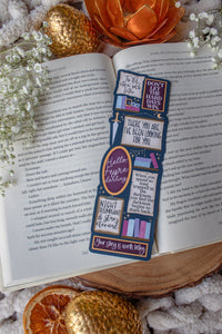 ACOTAR Quote Wall Die-Cut Bookmark