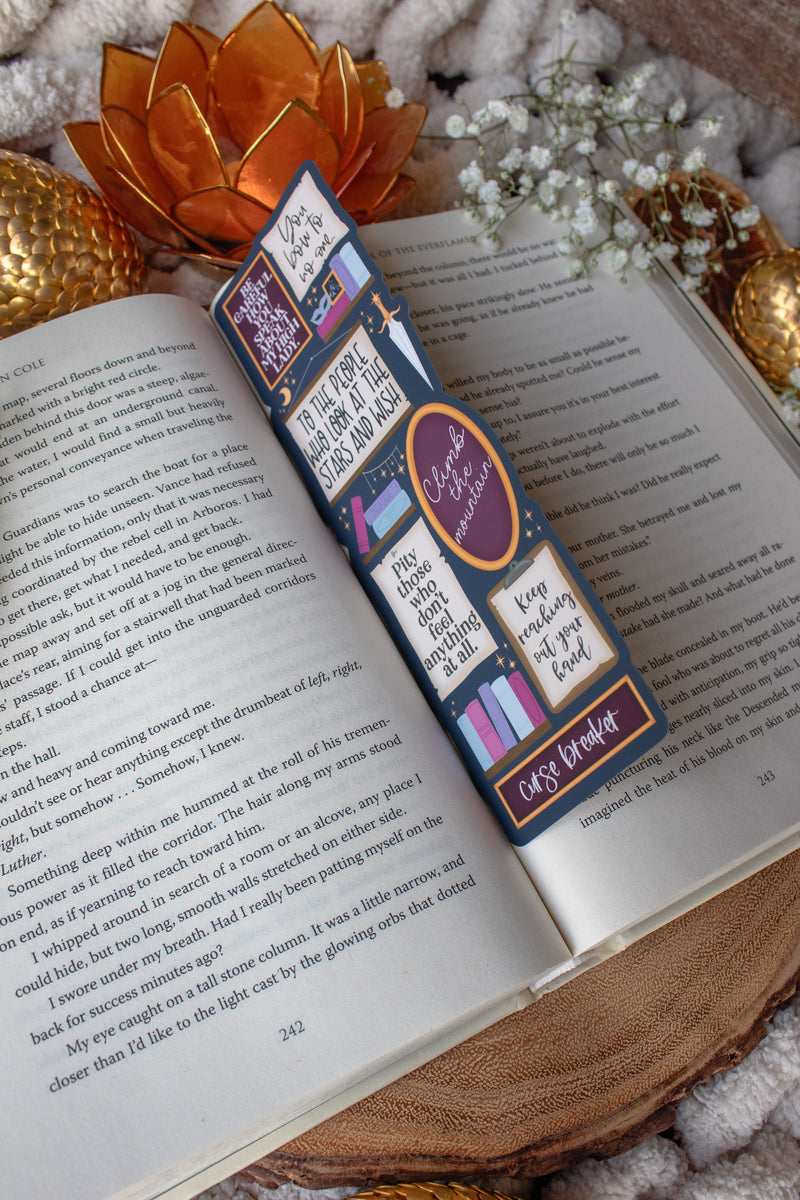 ACOTAR Quote Wall Die-Cut Bookmark