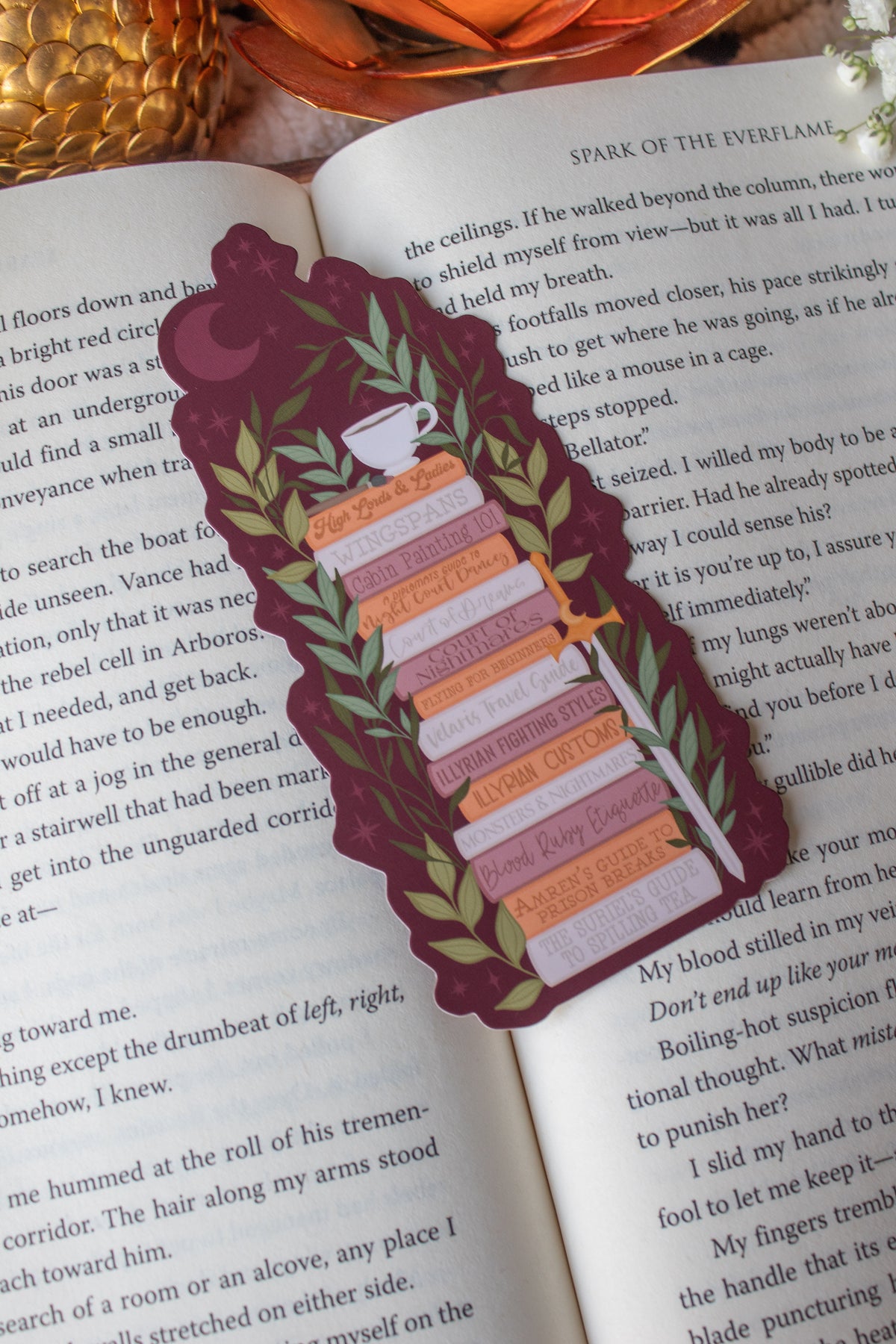 ACOTAR Bookstack Die-Cut Bookmark