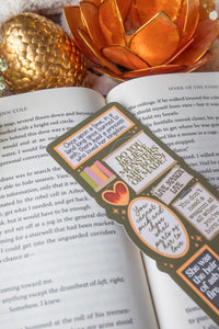 Throne of Glass Quote Wall Die-Cut Bookmark