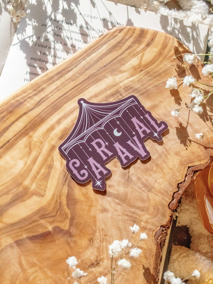 Caraval Tent Top Waterproof Vinyl Sticker