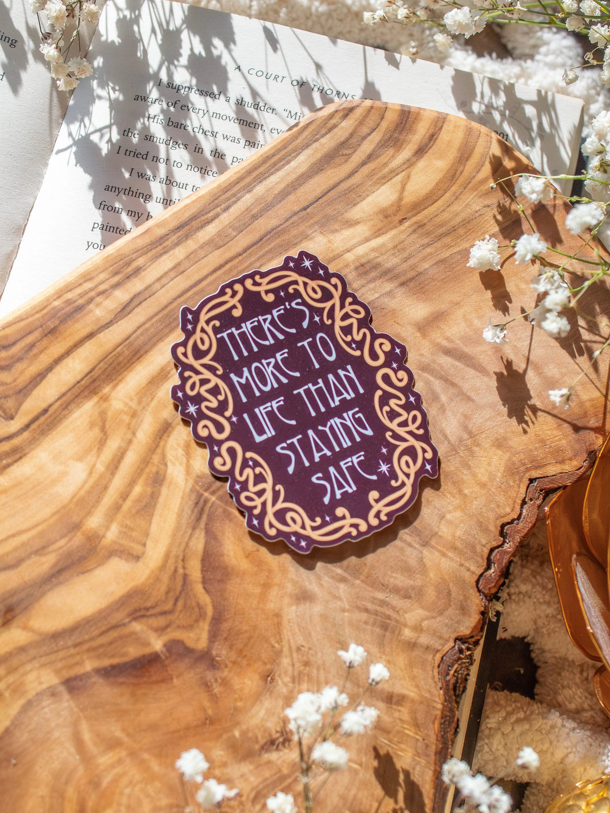 Caraval There is More To Life Waterproof Vinyl Sticker