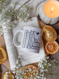 Violet's Bookshelf Mug