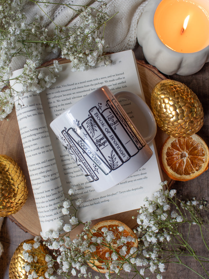 Violet's Bookshelf Mug