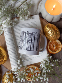 Violet's Bookshelf Mug