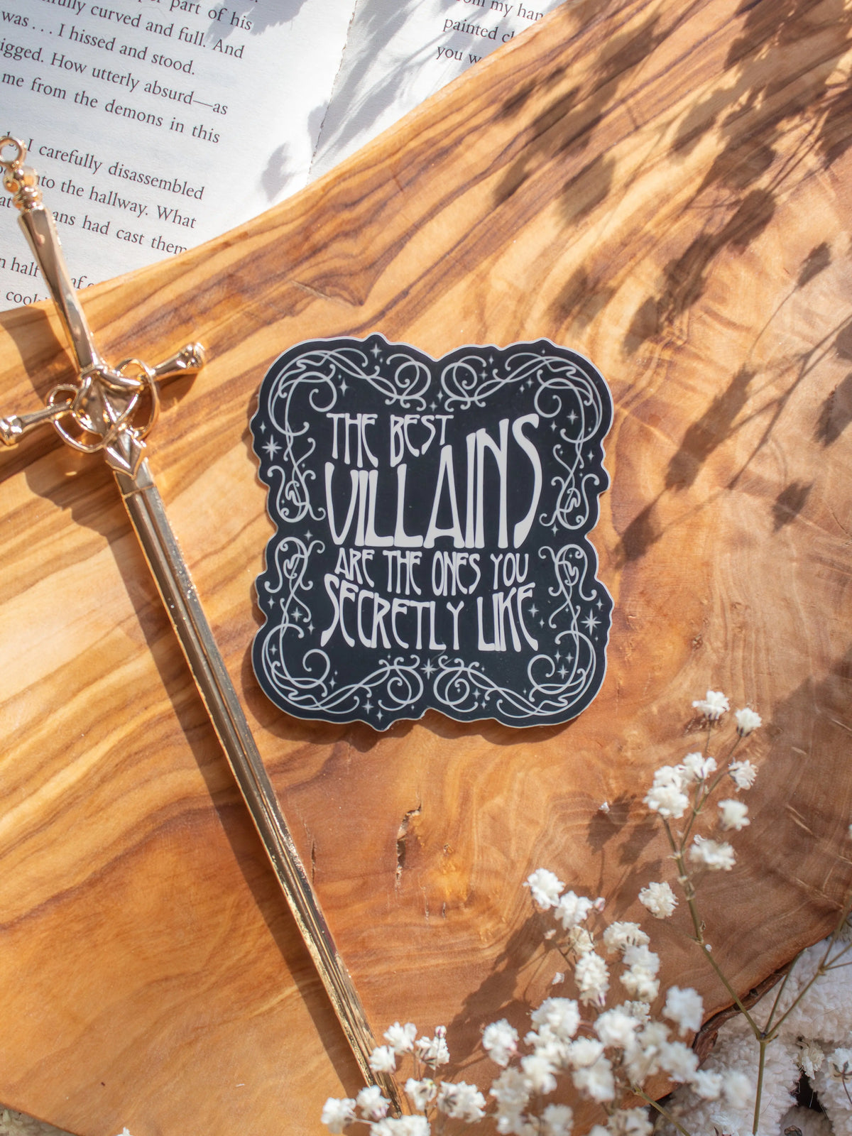Caraval The Best Villains Waterproof Vinyl Sticker
