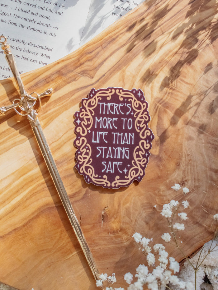 Caraval There is More To Life Waterproof Vinyl Sticker