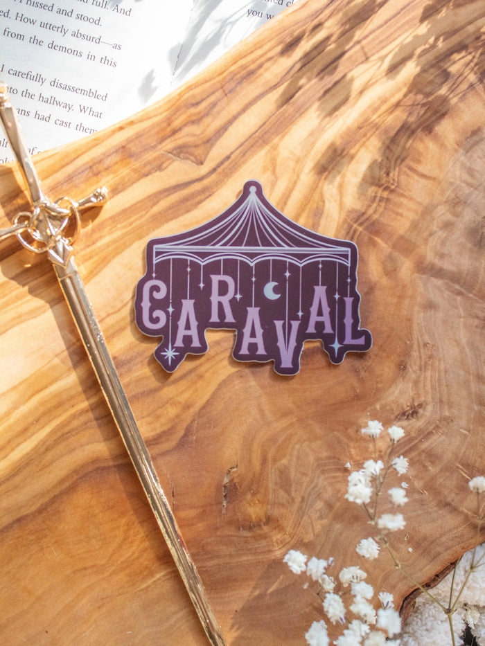 Caraval Tent Top Waterproof Vinyl Sticker