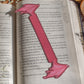 Pink Dragon Wings 3D Bookmark