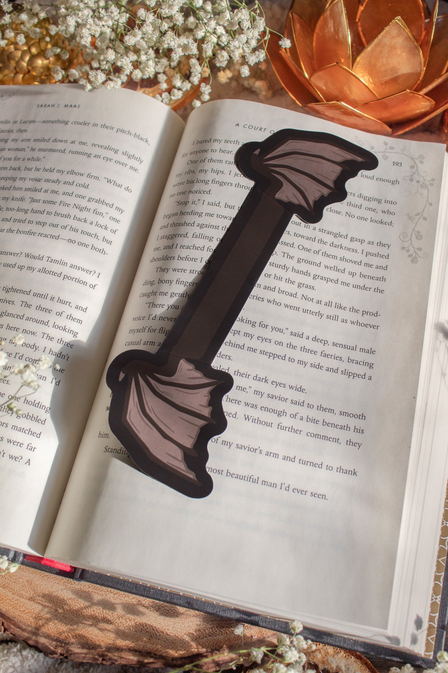 Bat Wings 3D Bookmark