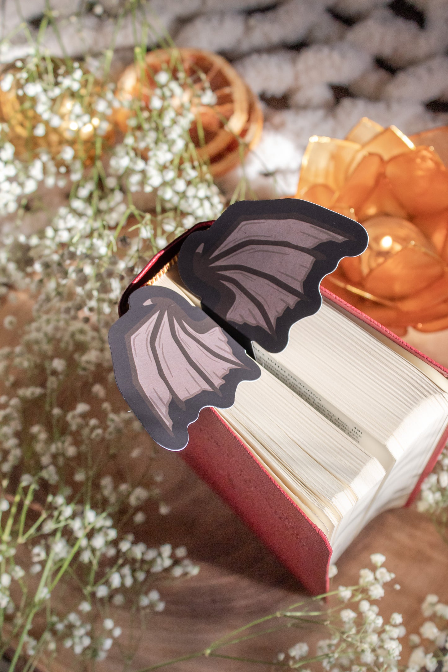 Bat Wings 3D Bookmark