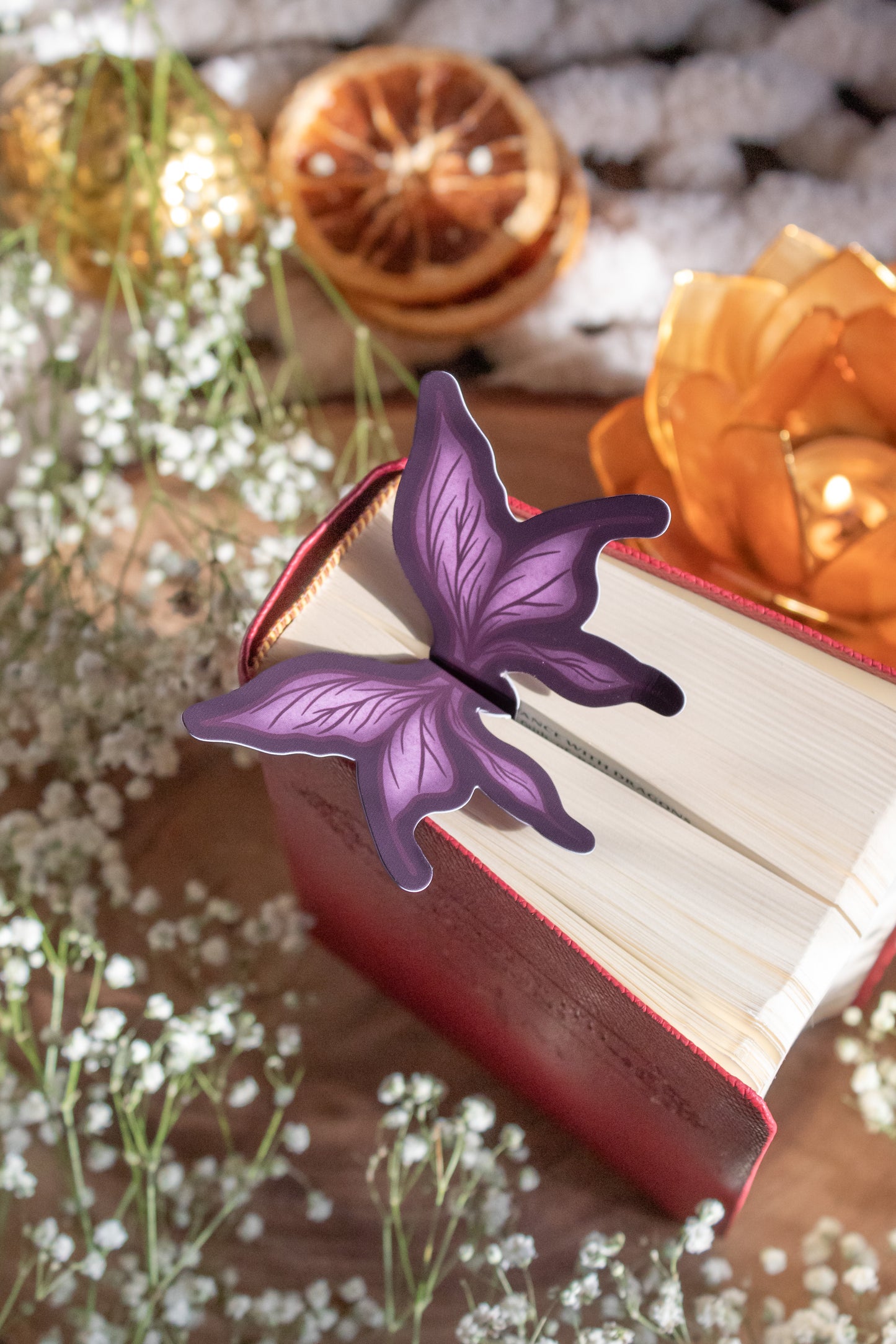 Dark Faerie Wings 3D Bookmark